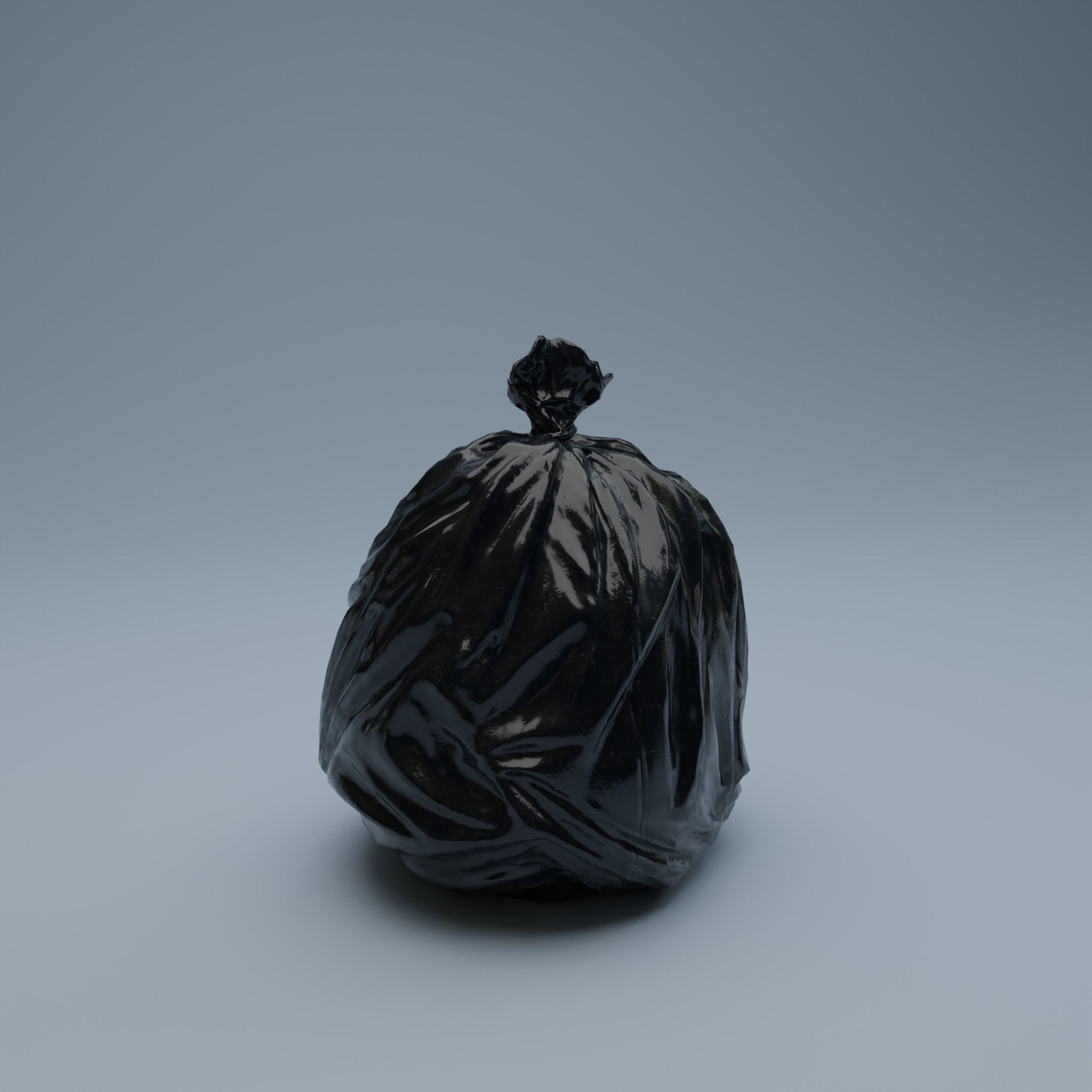 Trashbag - Small Low-poly 3D model_4