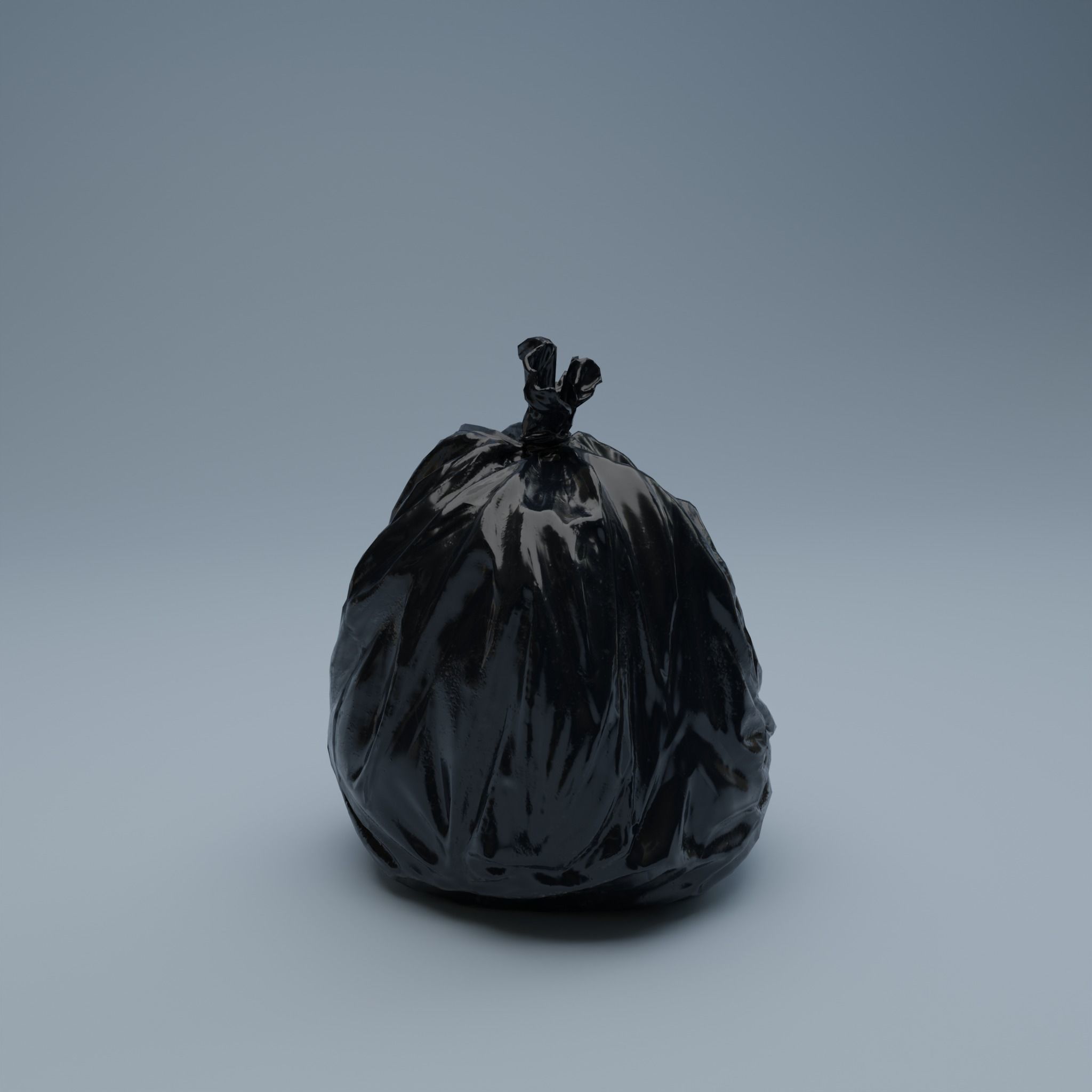 Trashbag - Small Low-poly 3D model_2