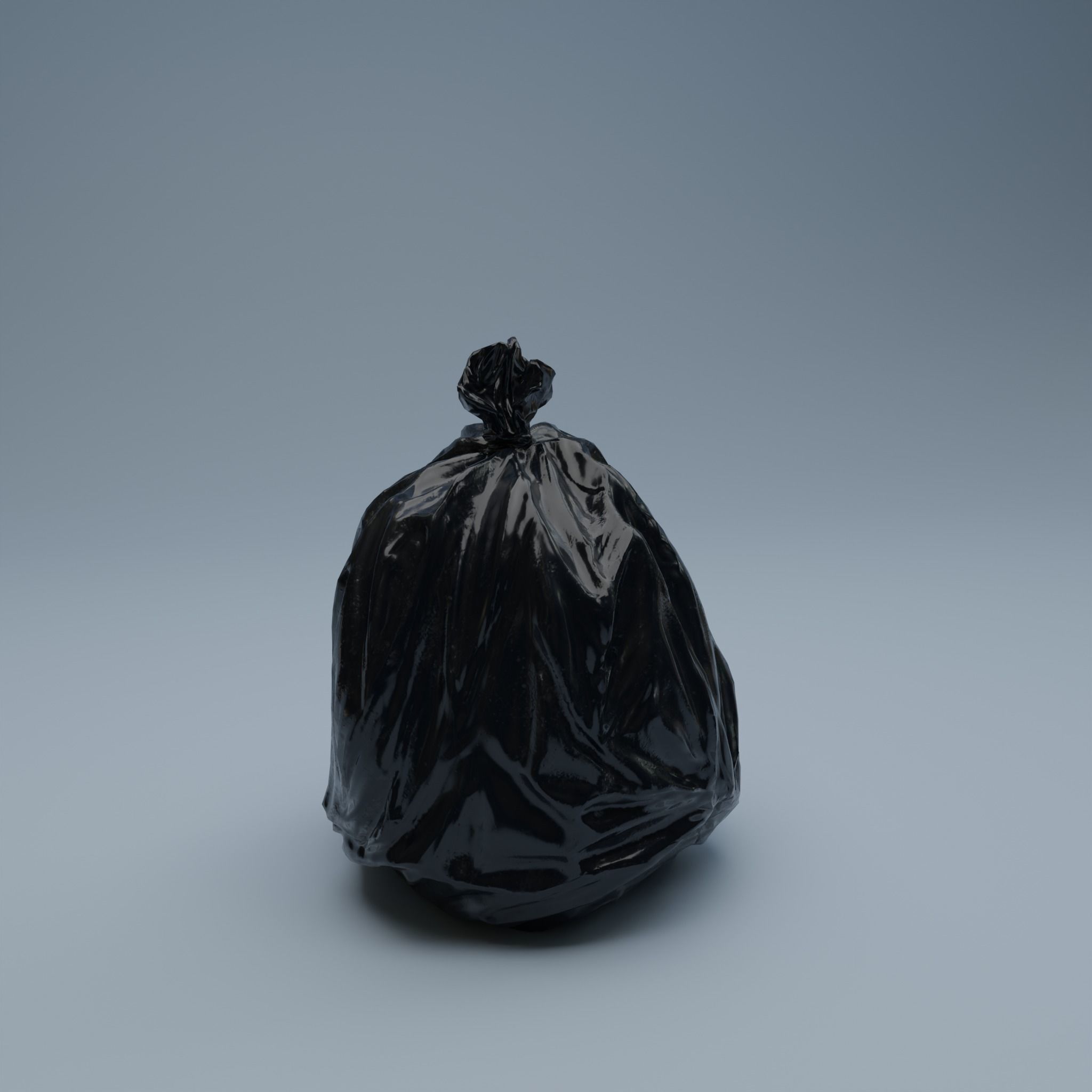 Trashbag - Small Low-poly 3D model_1