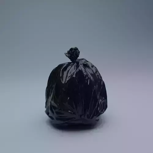 Trashbag - Small Low-poly 3D model