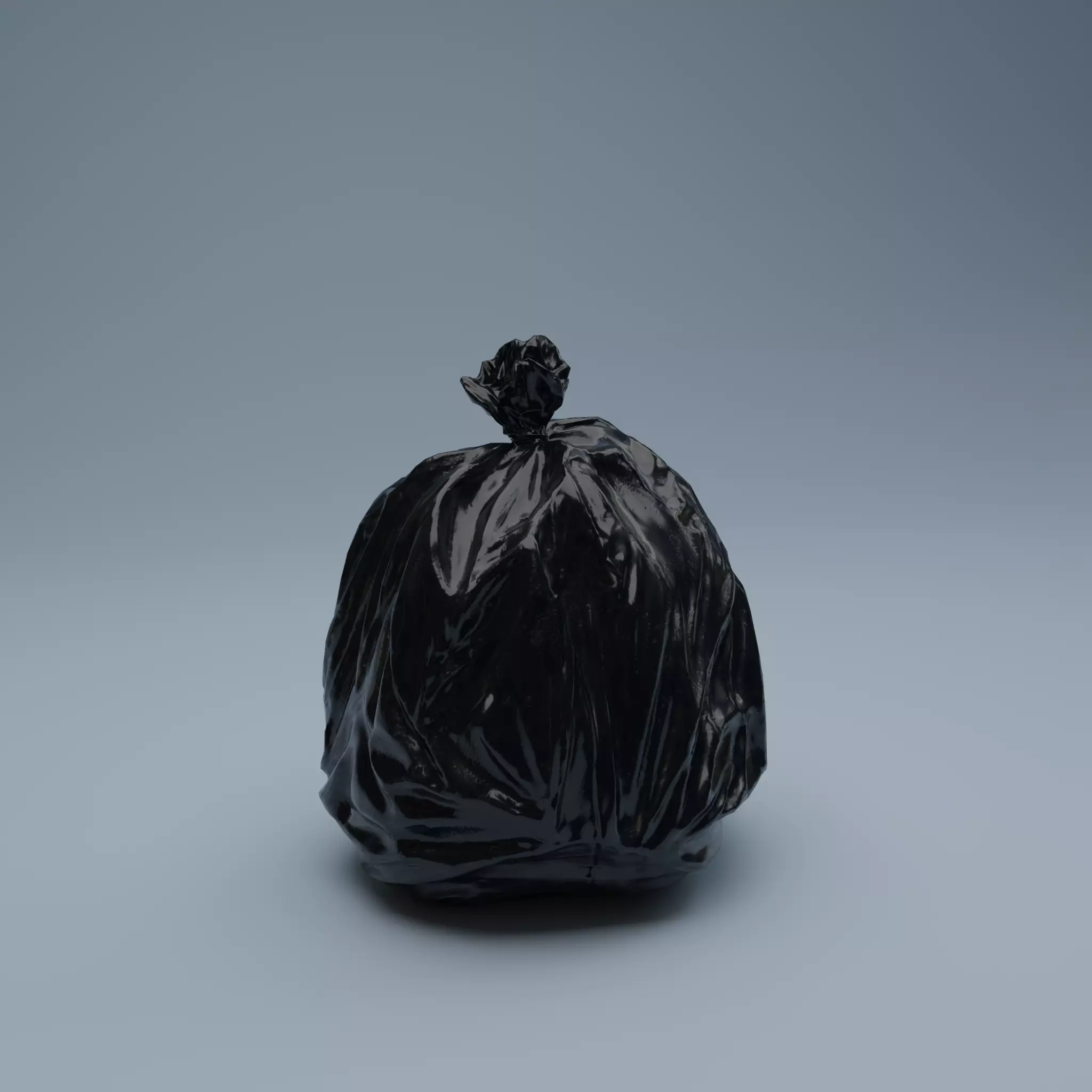 Trashbag - Small Low-poly 3D model_0