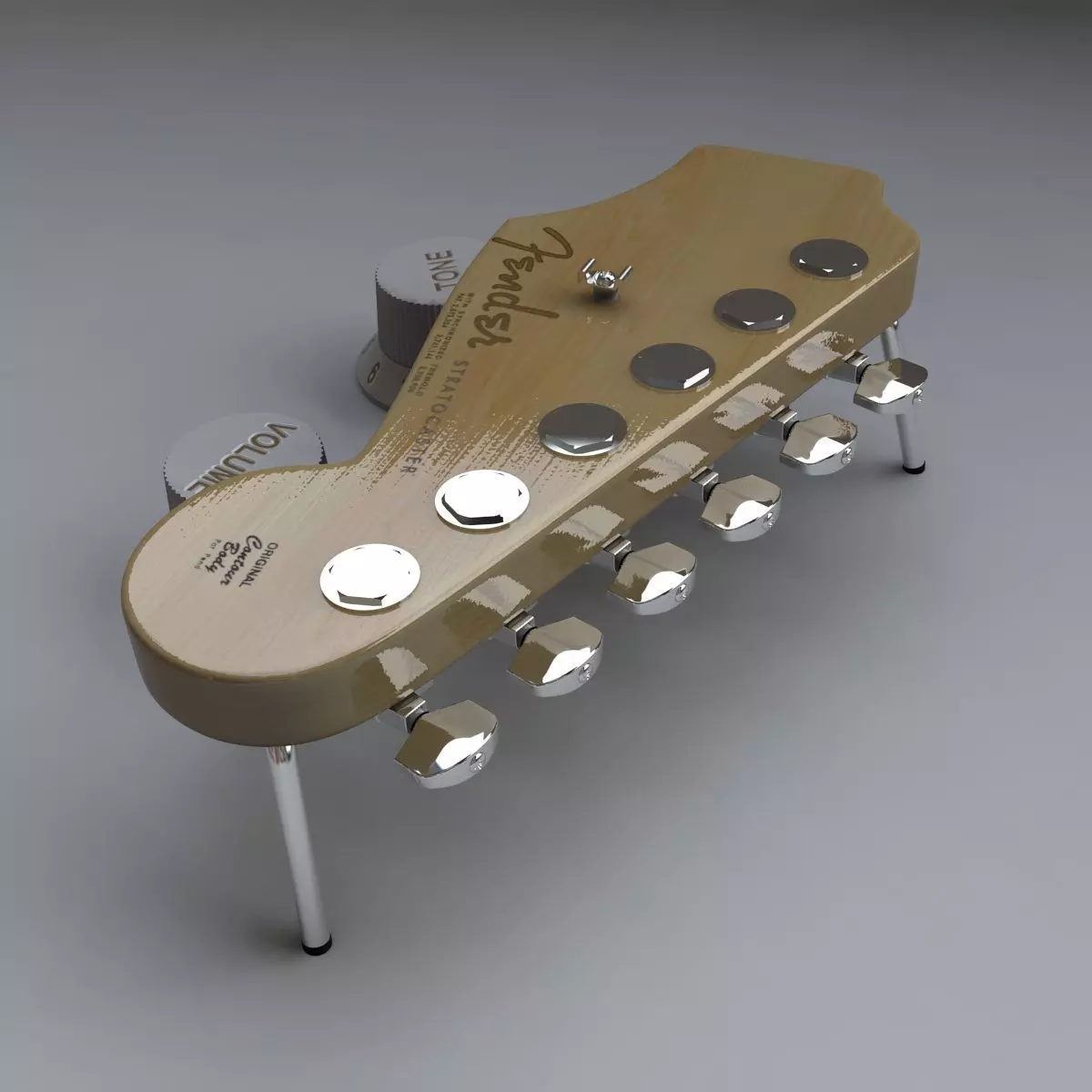 Strato Shaped Design Table 3D model_0