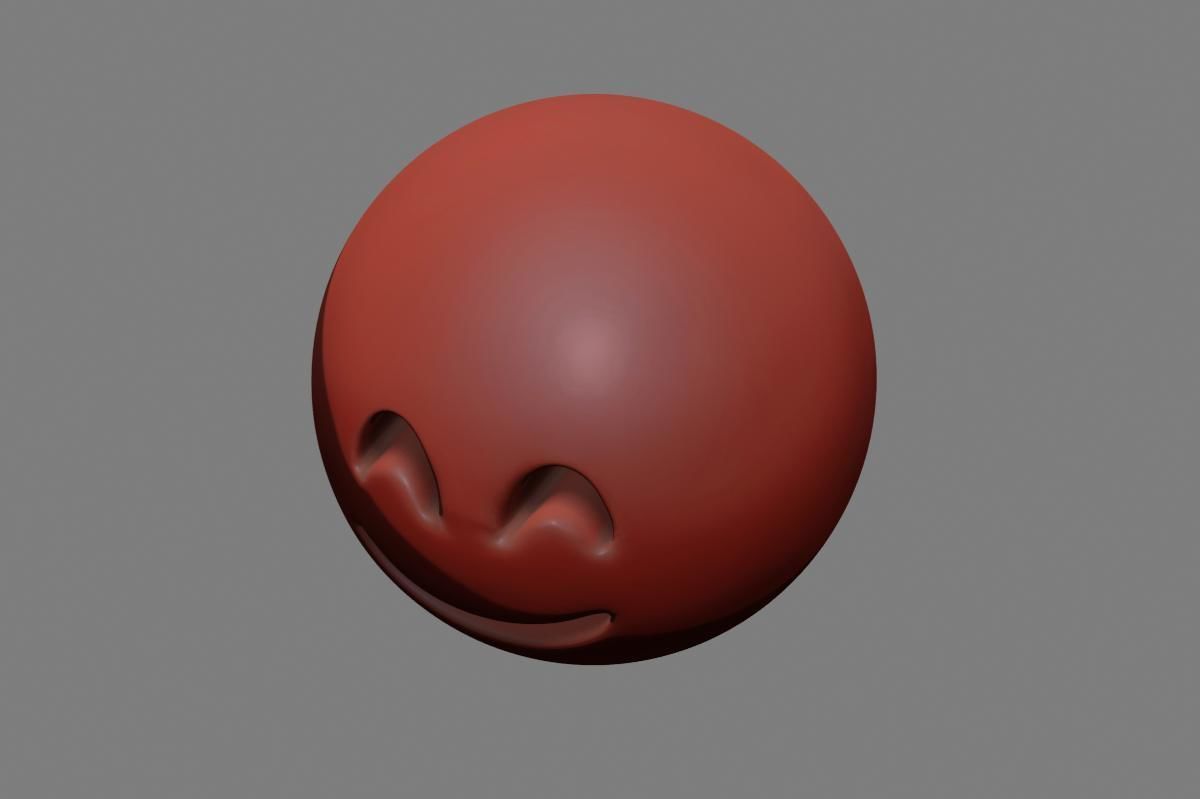 Emoji Smiling Face 3D model_41
