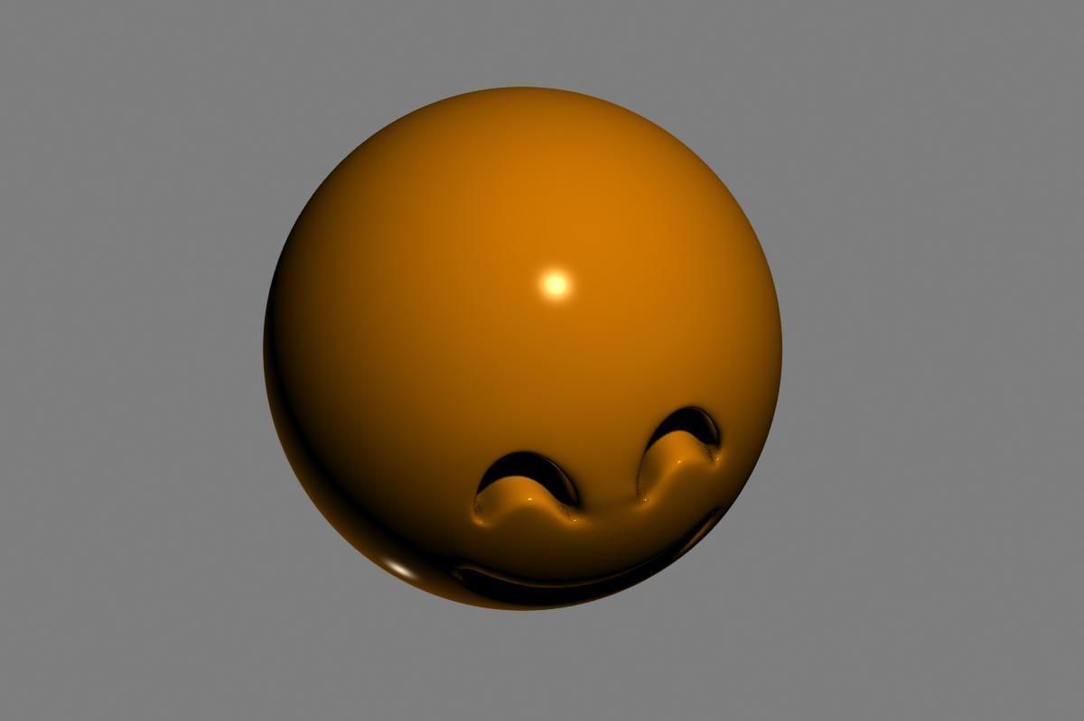 Emoji Smiling Face 3D model_18