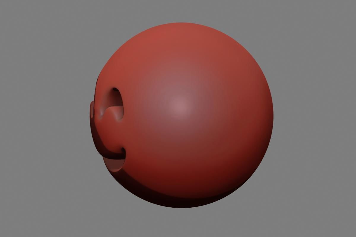 Emoji Smiling Face 3D model_27