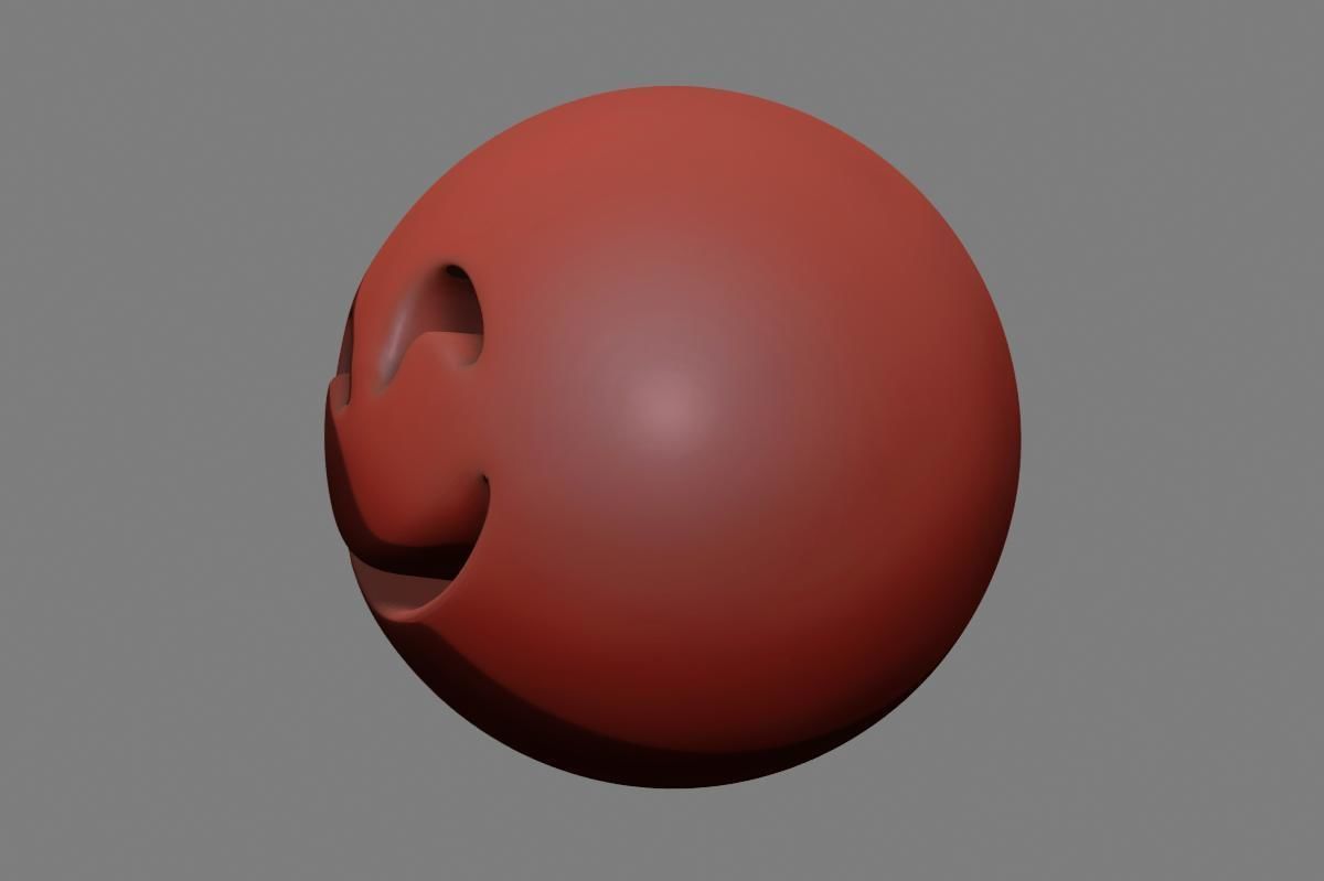 Emoji Smiling Face 3D model_28
