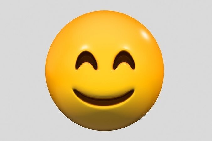 Emoji Smiling Face 3D model