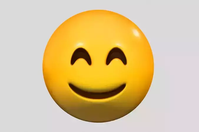 Emoji Smiling Face 3D model