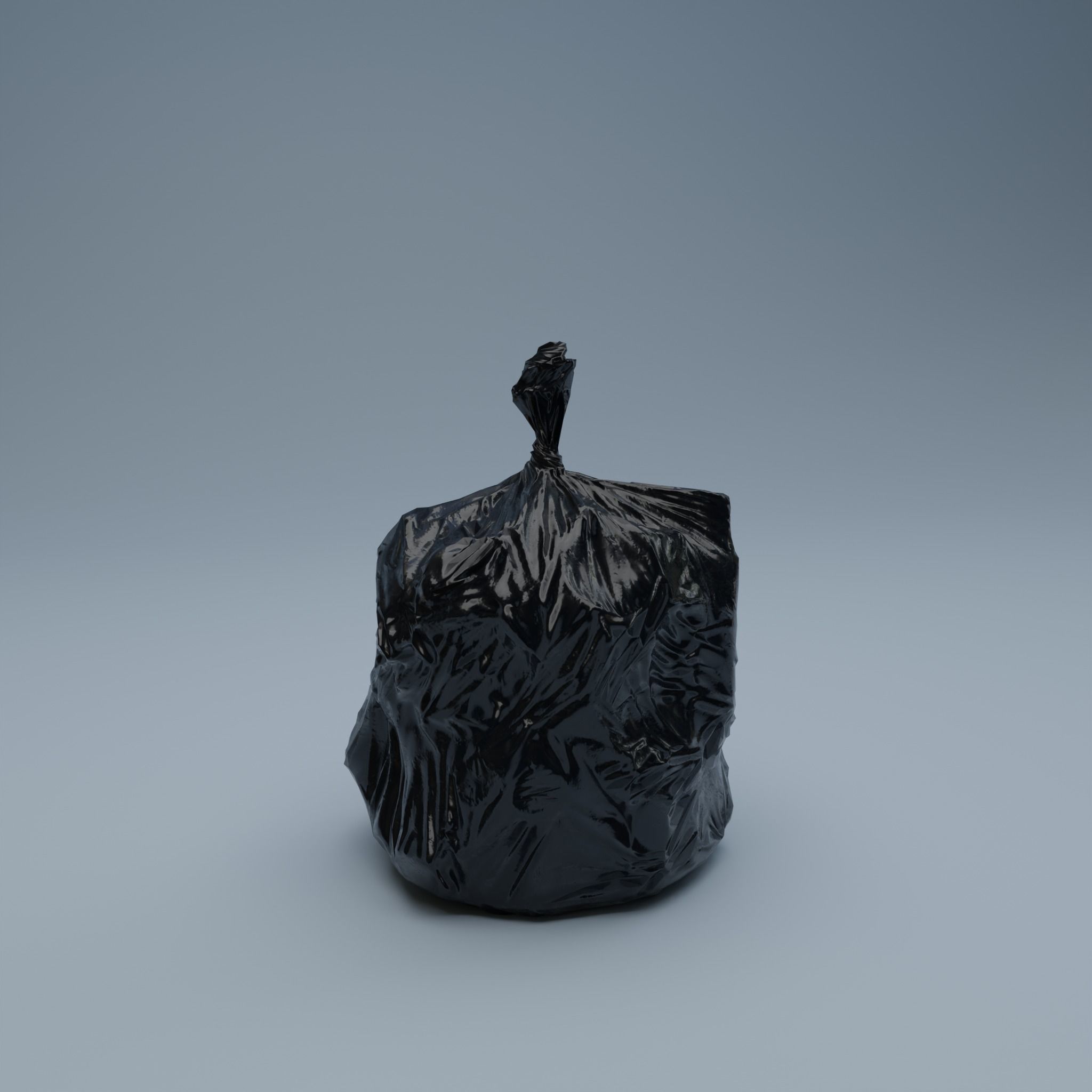 Trashbag - Small 2 Low-poly 3D model_1