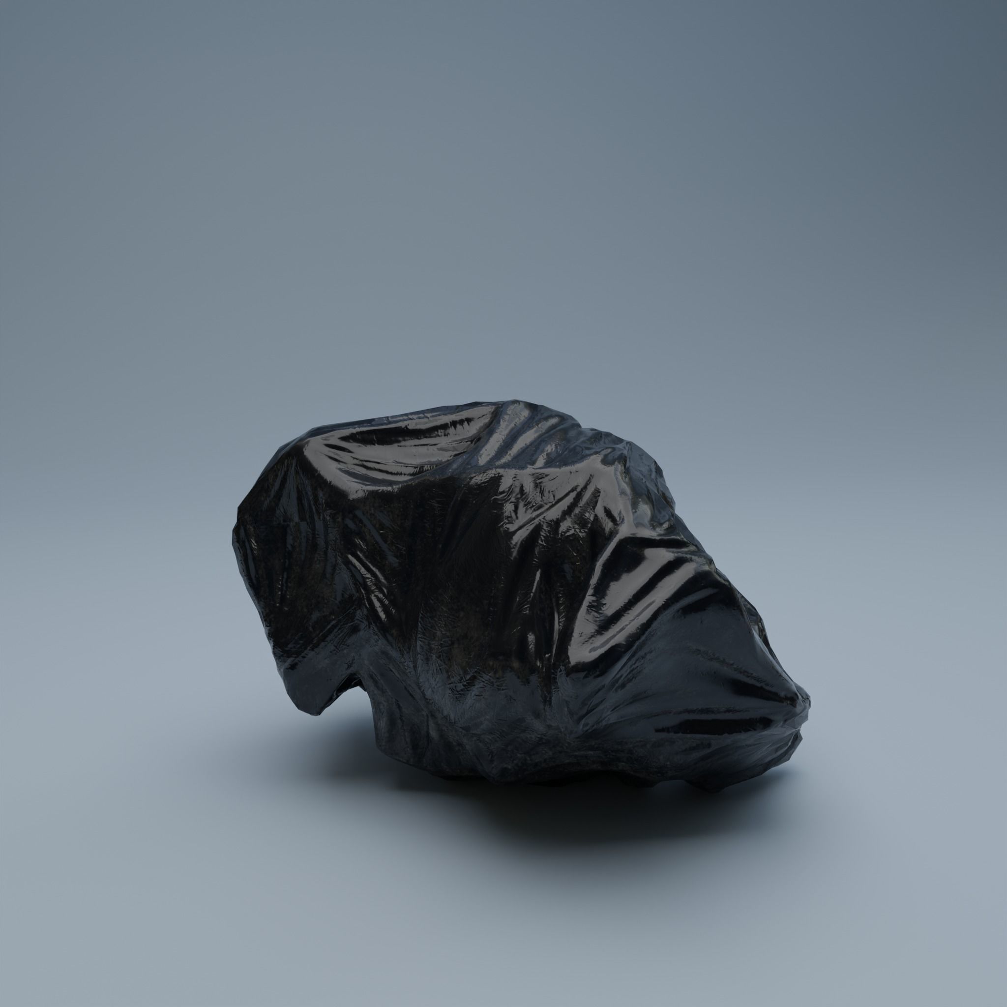 Trashbag - Medium Low-poly 3D model_4