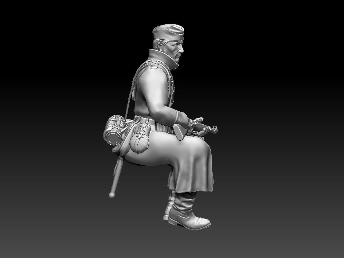 German soldier 3D print model_20