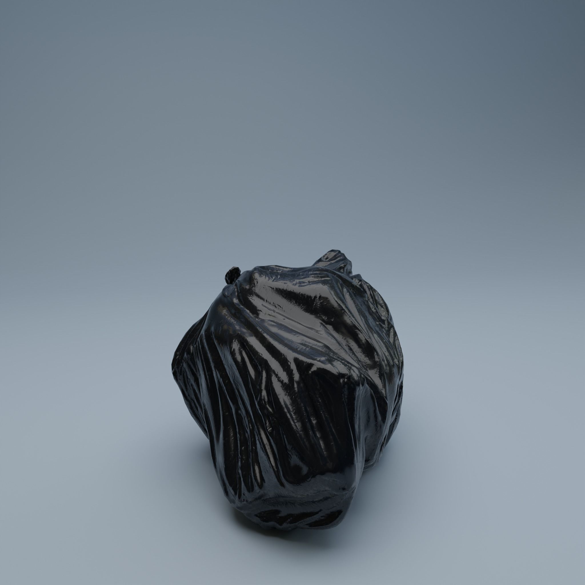 Trashbag - Medium 2 Low-poly 3D model_4