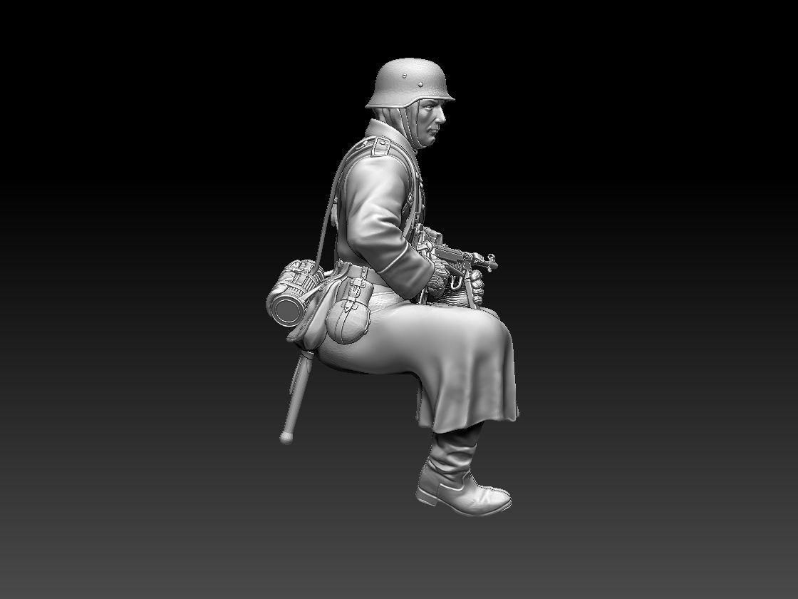 German soldier 3D print model_34