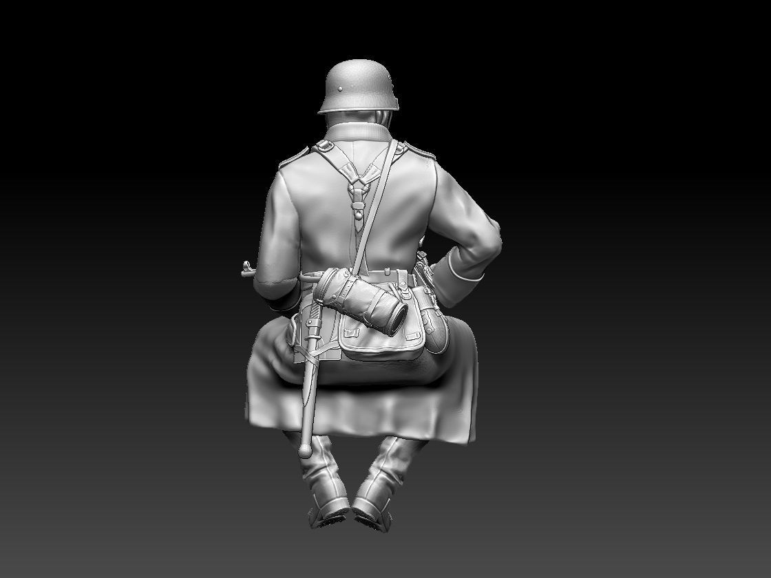 German soldier 3D print model_39