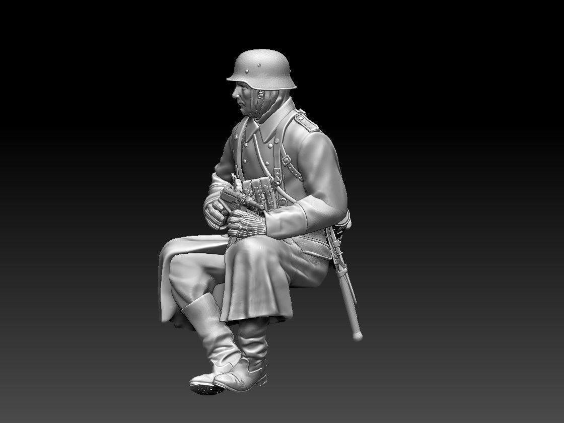 German soldier 3D print model_15