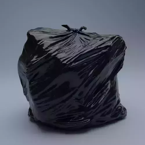 Trashbag - Large Low-poly 3D model