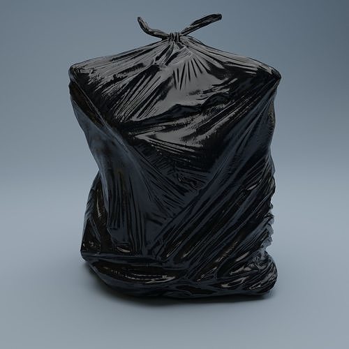 Trashbag - Large 2 Low-poly 3D model
