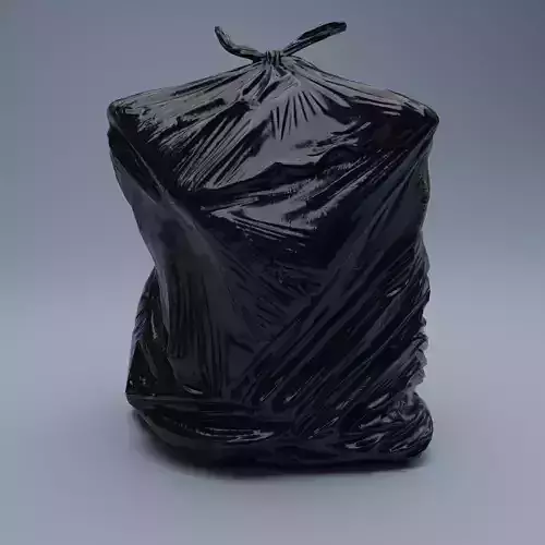 Trashbag - Large 2 Low-poly 3D model