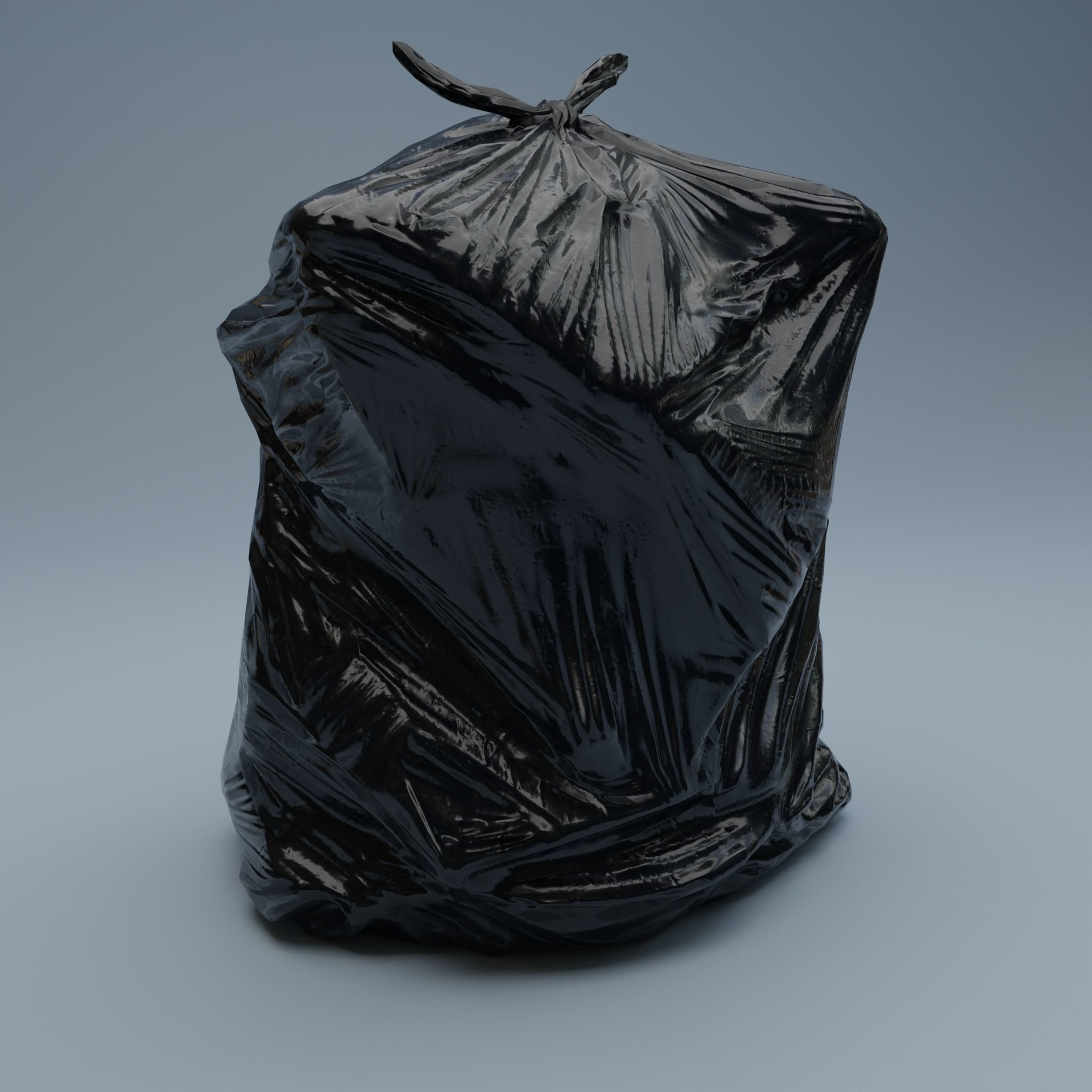 Trashbag - Large 2 Low-poly 3D model_1