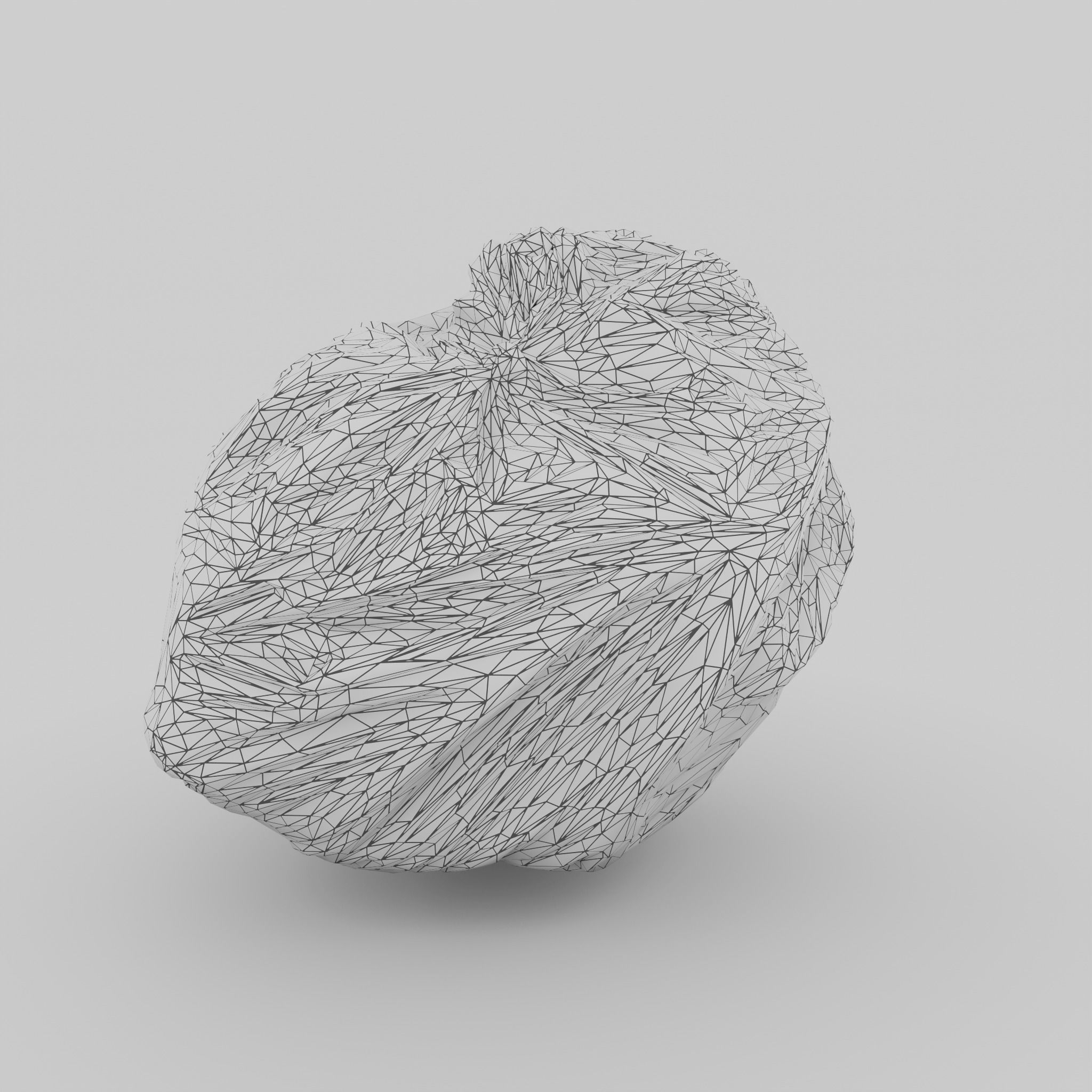 Trashbag - Big Low-poly 3D model_6