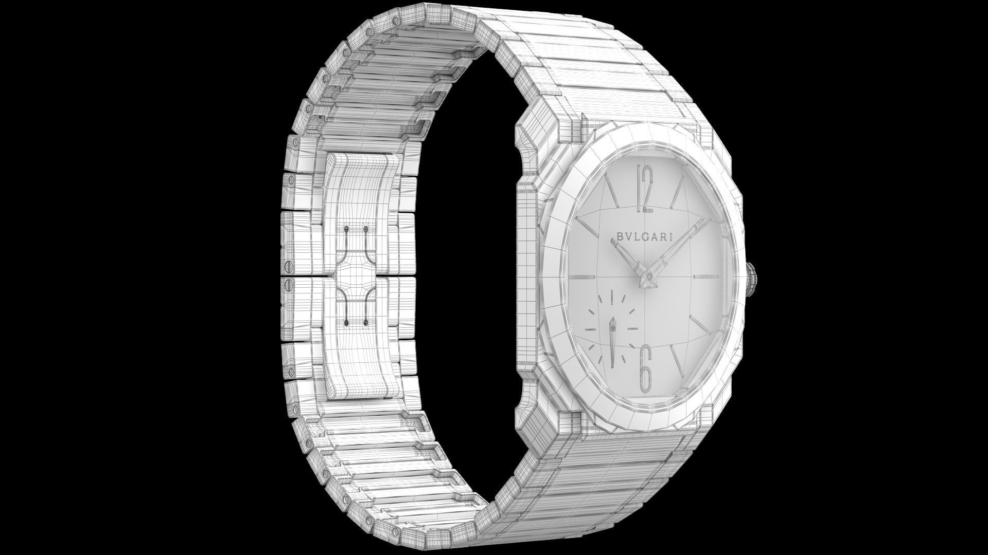 Bulgari Octo Finissimo Rose Gold 3D model_6