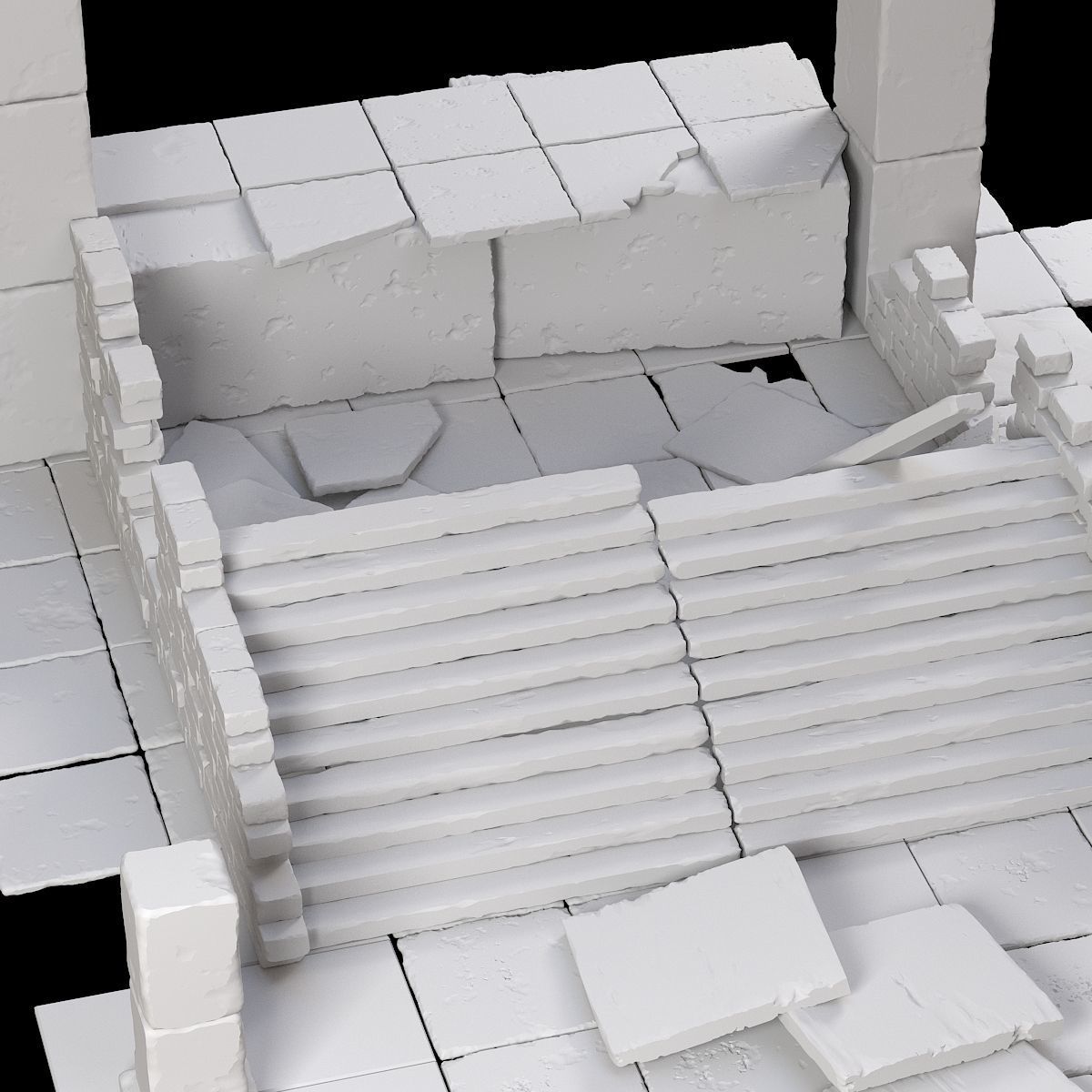 Old ruin 3D model_6