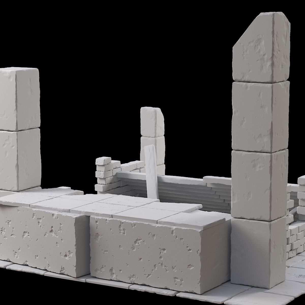 Old ruin 3D model_9