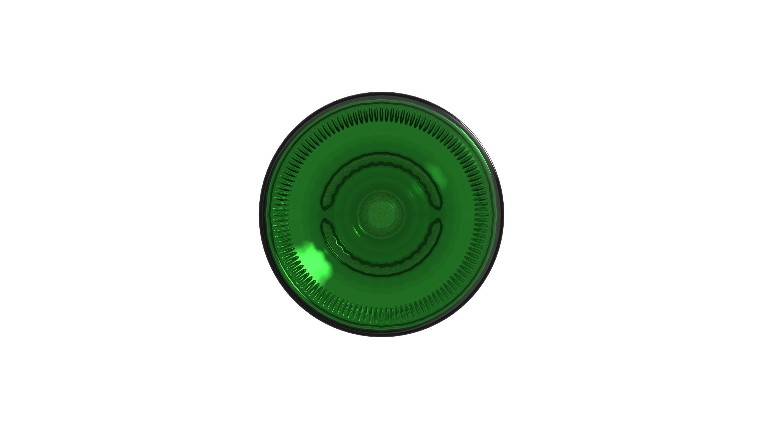 Japnese sake bottle 3D model_6