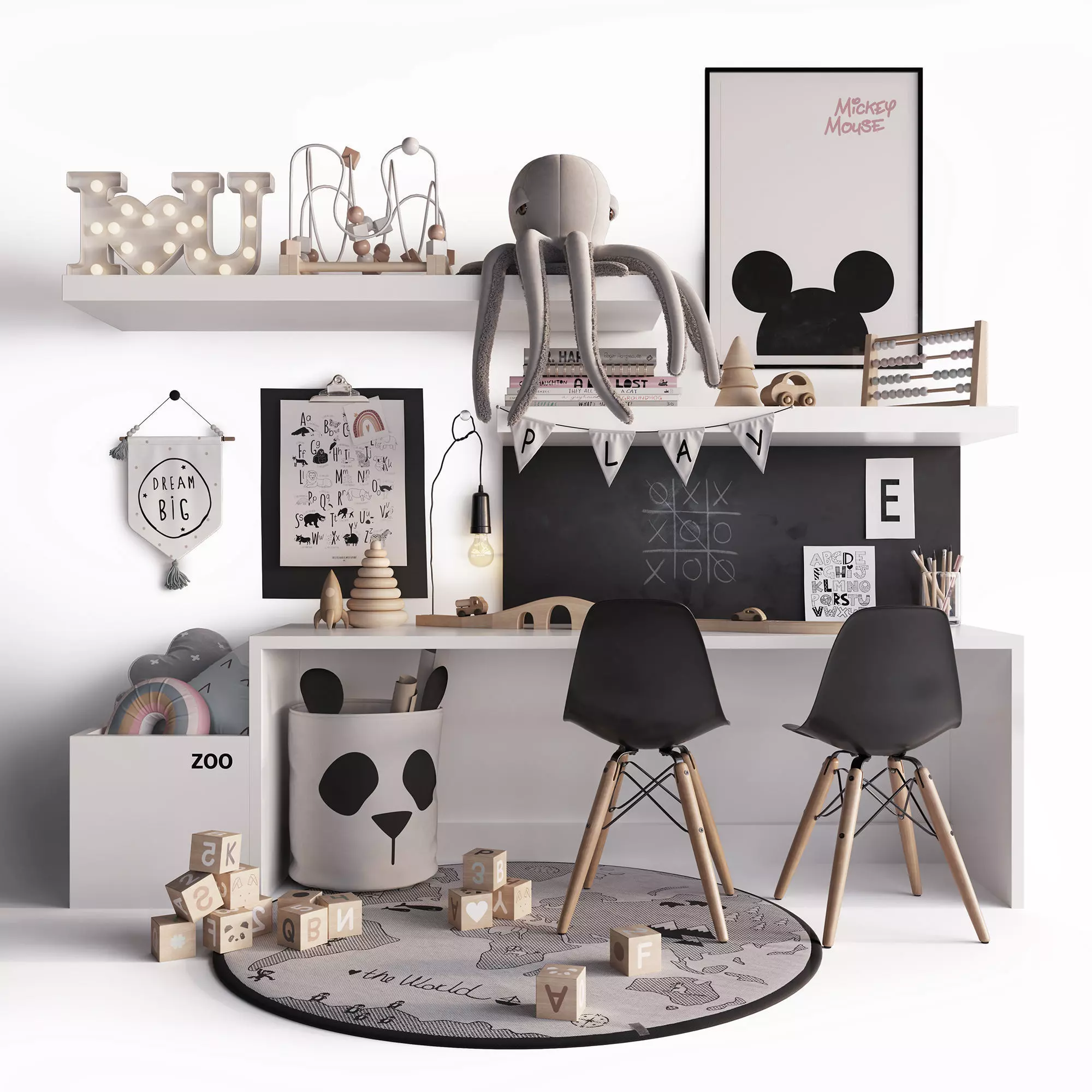 Chidren Set 2 3D model_0