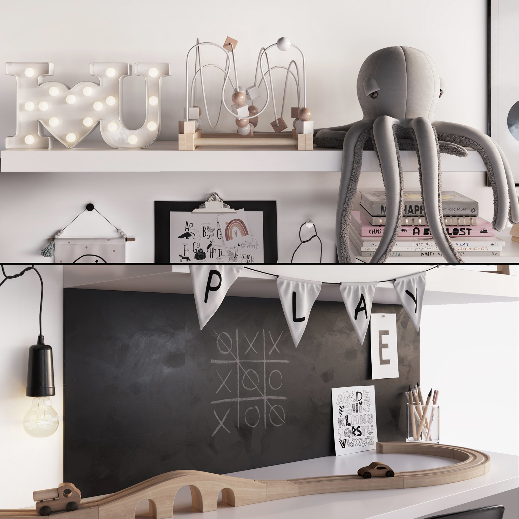 Chidren Set 2 3D model_3