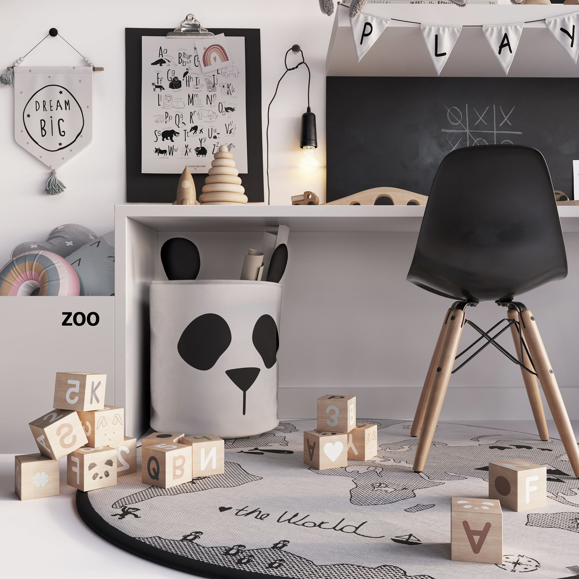 Chidren Set 2 3D model_2