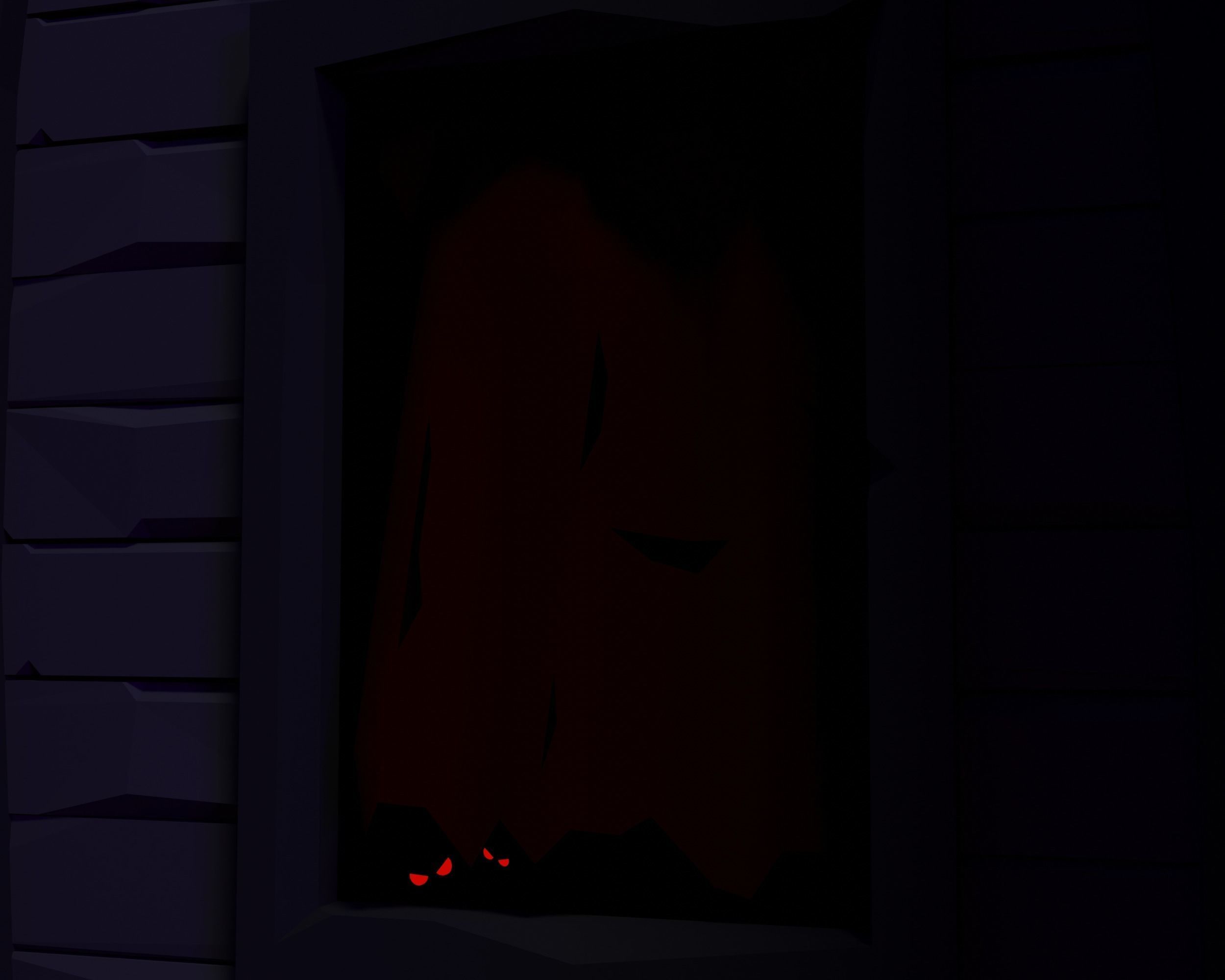 Haunted House Low-poly 3D model_9