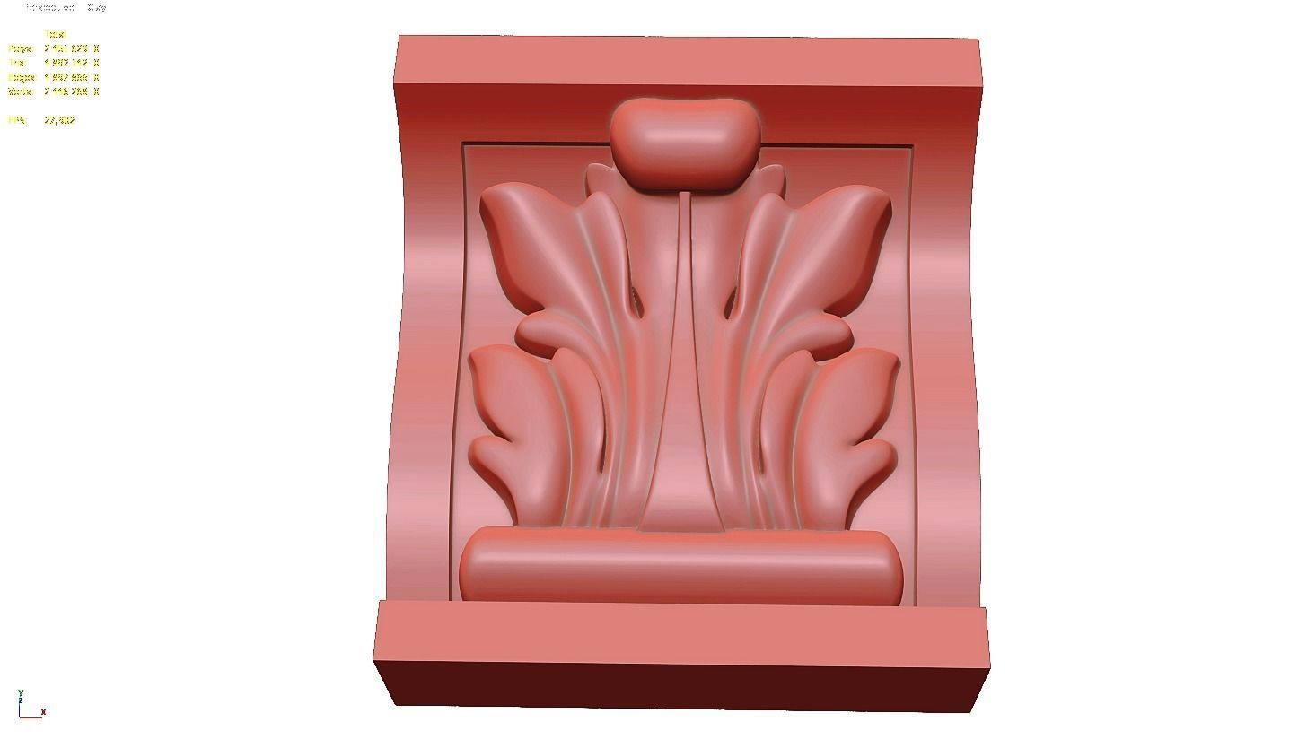Carved bracket KR 011
