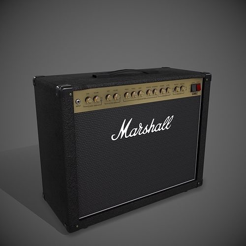 Marshall AMP DSL40CR Low-poly 3D model
