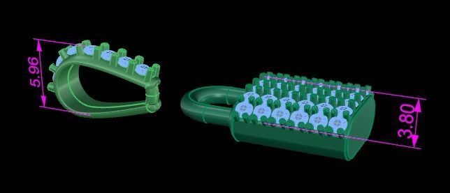 Diamond Lock Pendant 3D print model_9