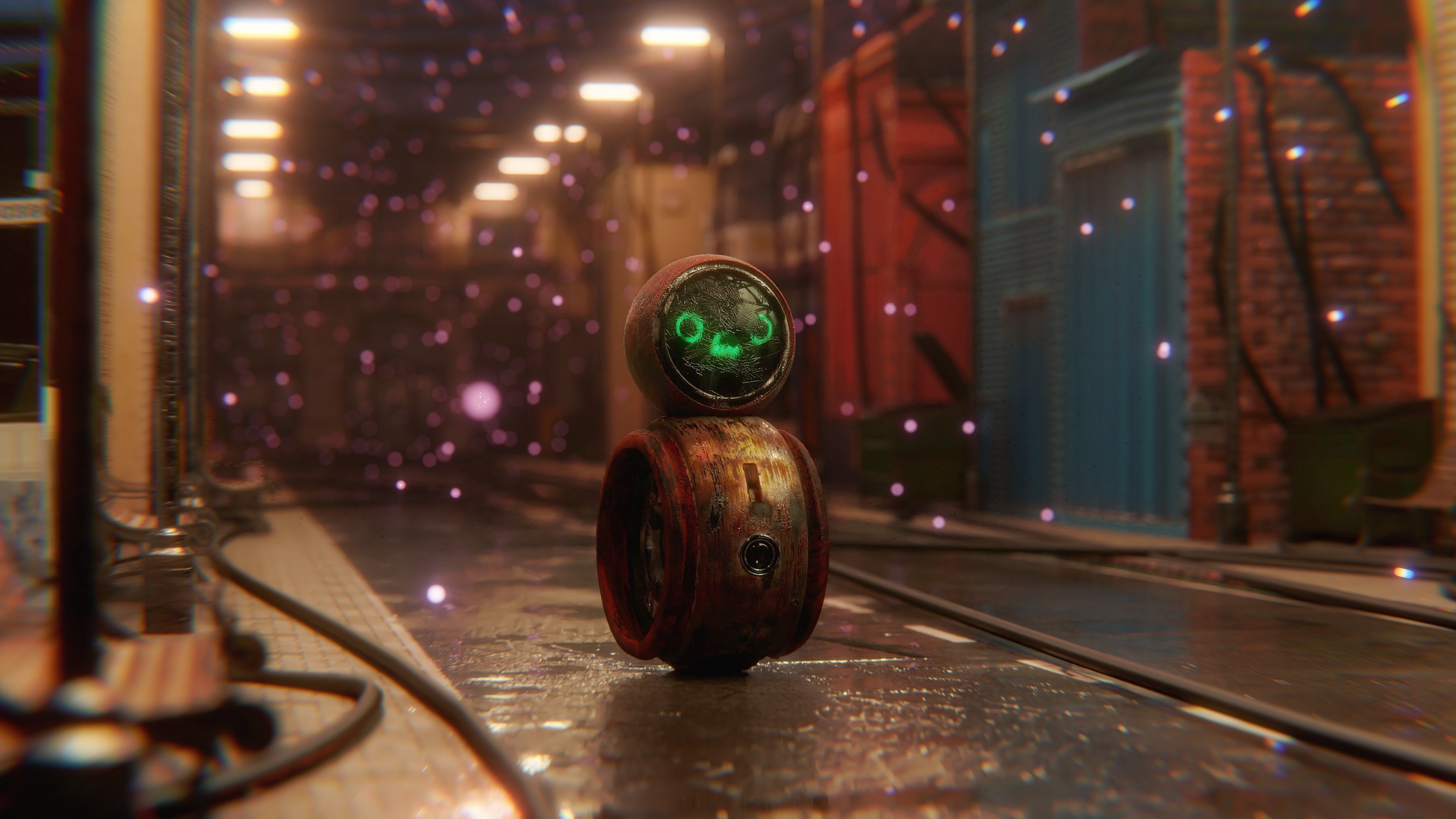 Old And Damaged Rigged Robot  Free 3D model_1