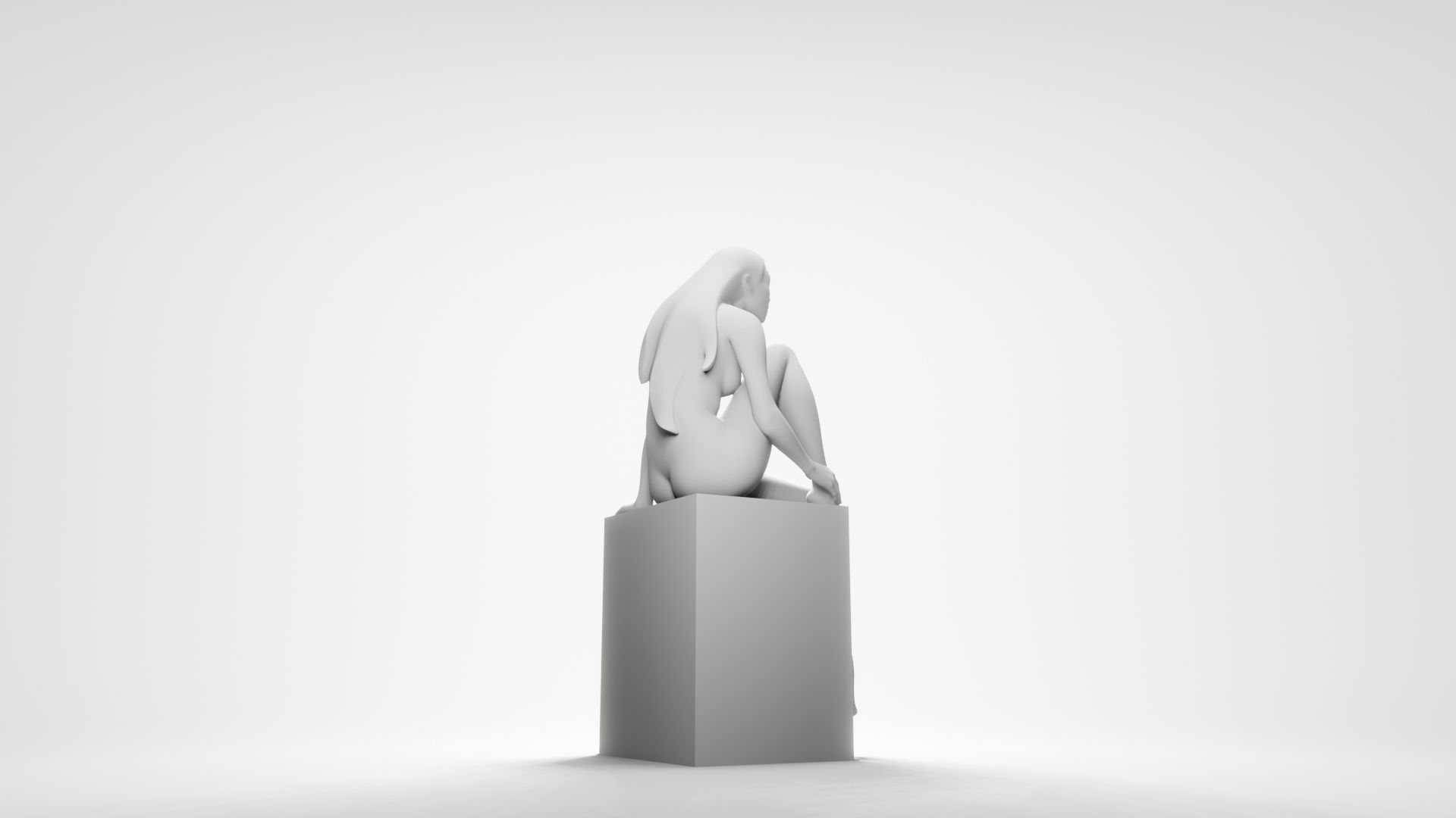 Woman sitting 8 3D print model_14