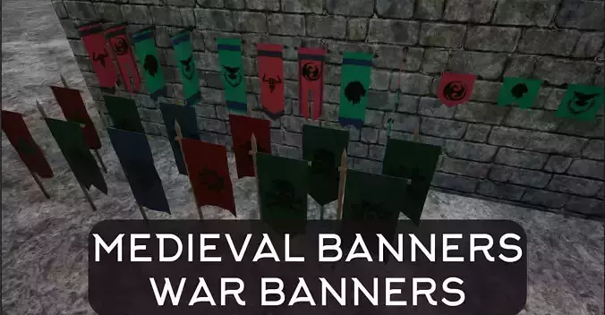 Medieval War Banner Collection 