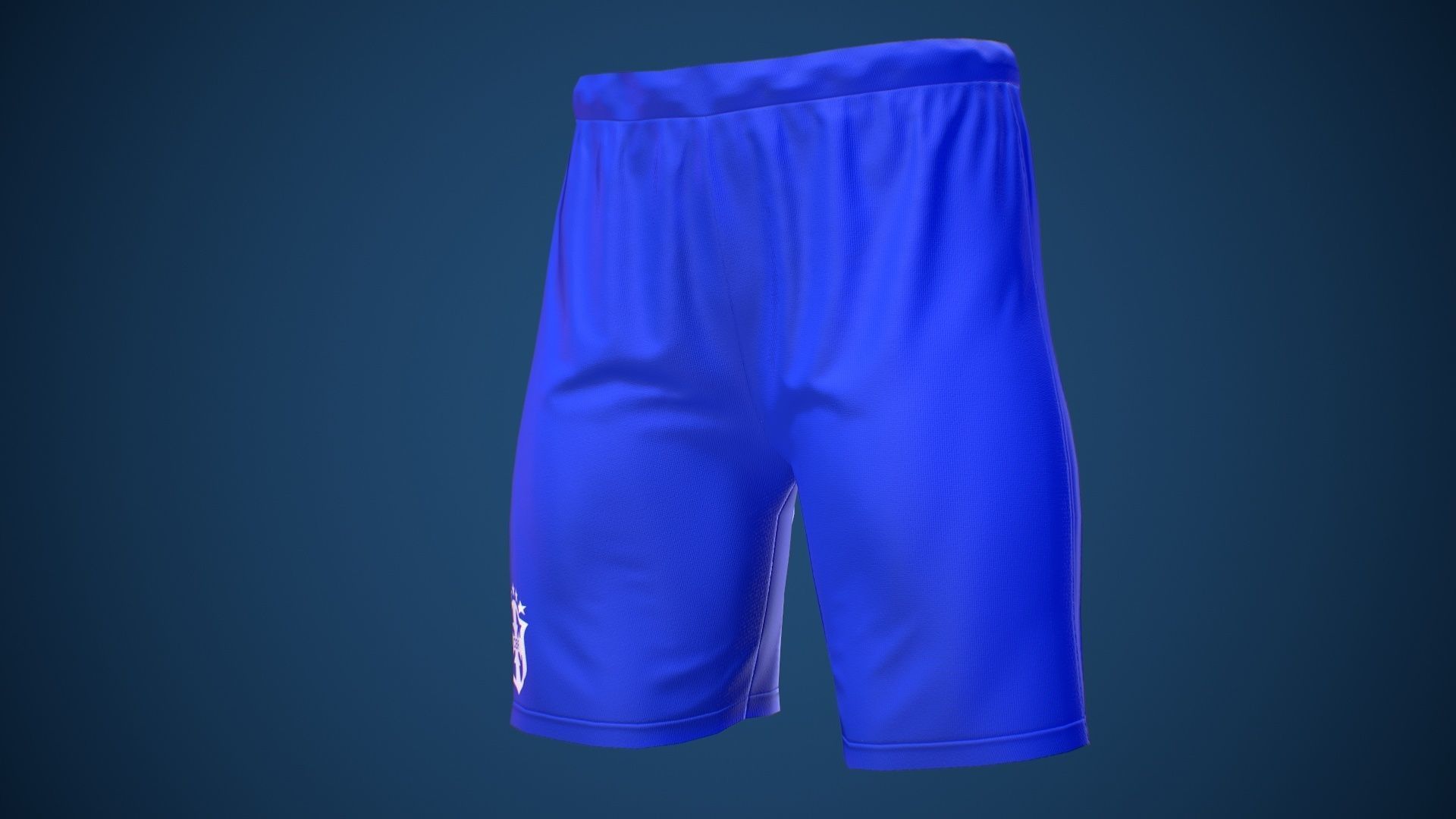 Football Jersey full outfit Brazil Team Sports Low-poly 3D model_33