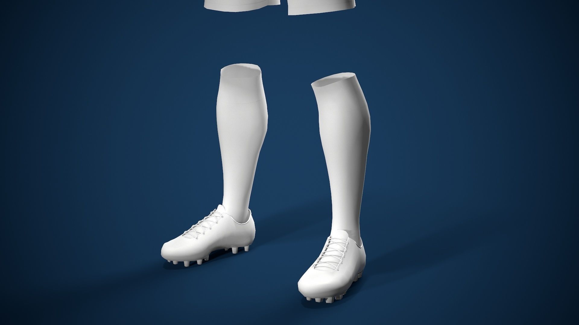 Football Jersey full outfit Brazil Team Sports Low-poly 3D model_56