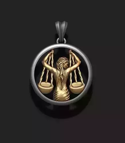 Horoscope Libra pendant