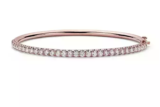 diamond bangle 49 3D print model