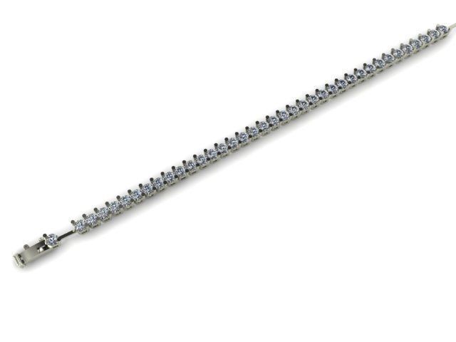 diamond bracelet 48 3D print model_1