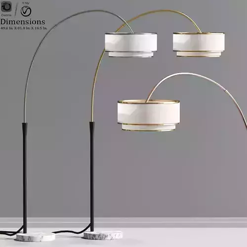 Carson Carrington Flam 81-inch Arch Floor Lamp