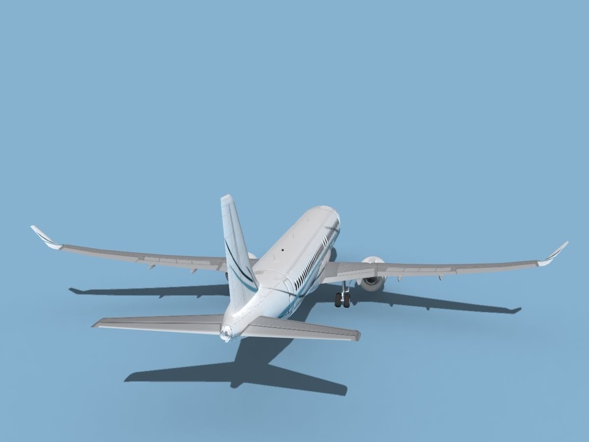 Airbus A220-300 Corporate 3 3D model_6