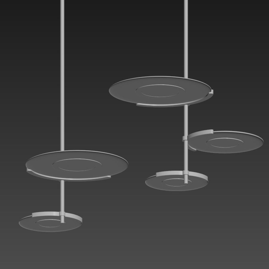 Oled Ceiling Light 3D model_2
