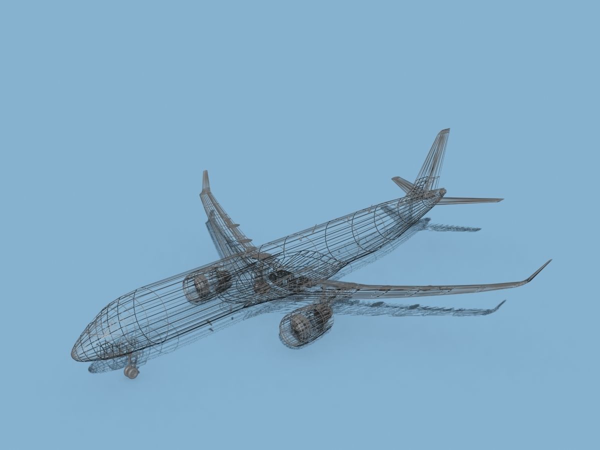 Airbus A220-300 Corporate 4 3D model_13