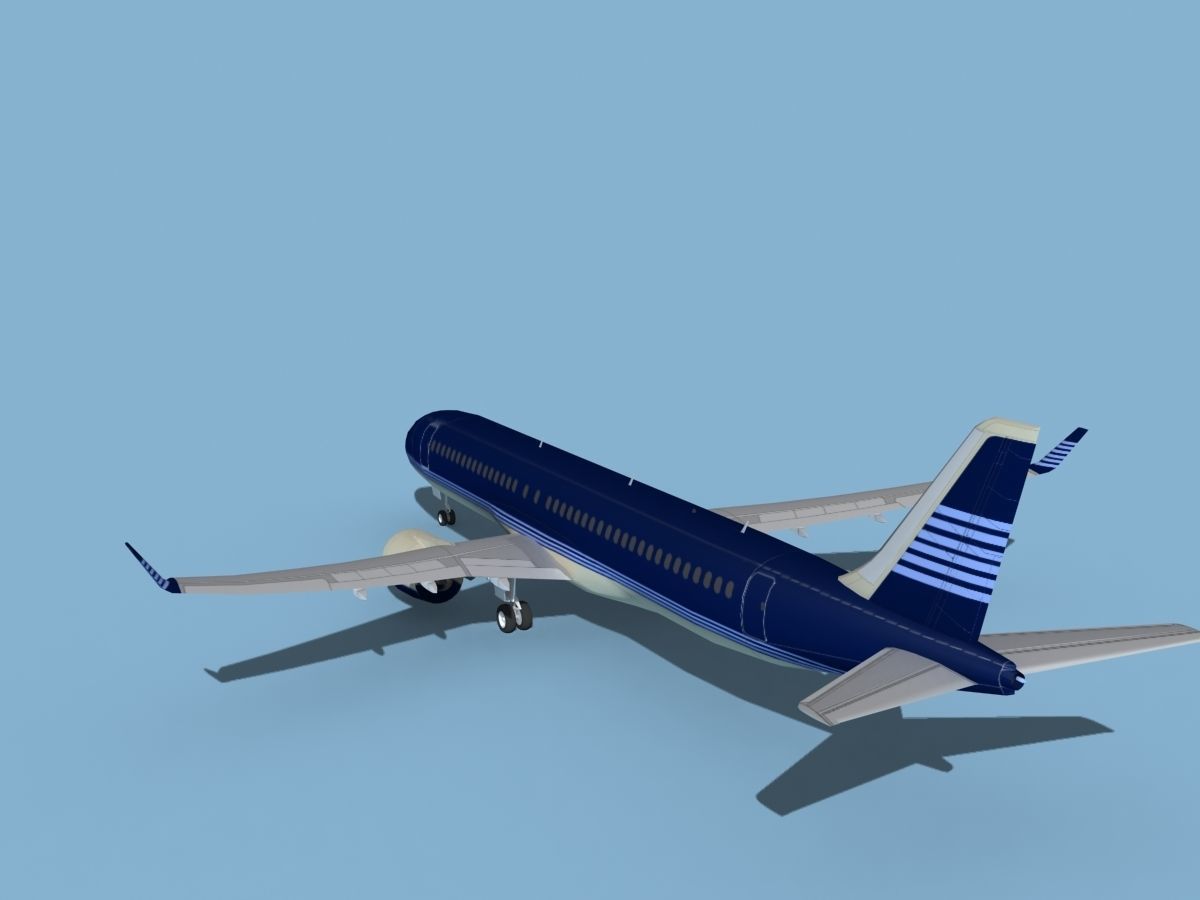 Airbus A220-300 Corporate 4 3D model_7