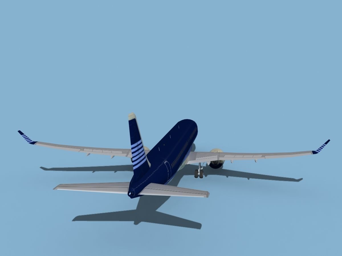 Airbus A220-300 Corporate 4 3D model_6