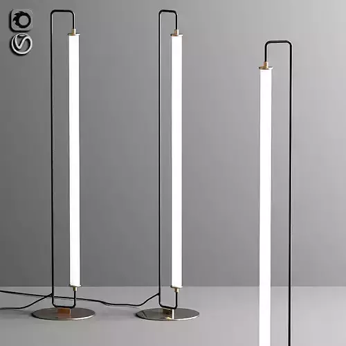 Linear Metal Led Floor Lamp